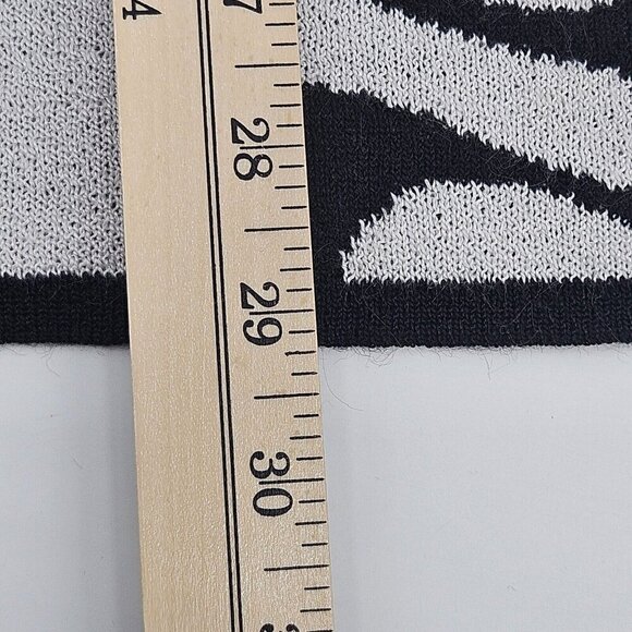 Roni Rabl Abstract Cape Cardigan Black/White Women’s Size M/L Artsy Art To Wear - Picture 11 of 11